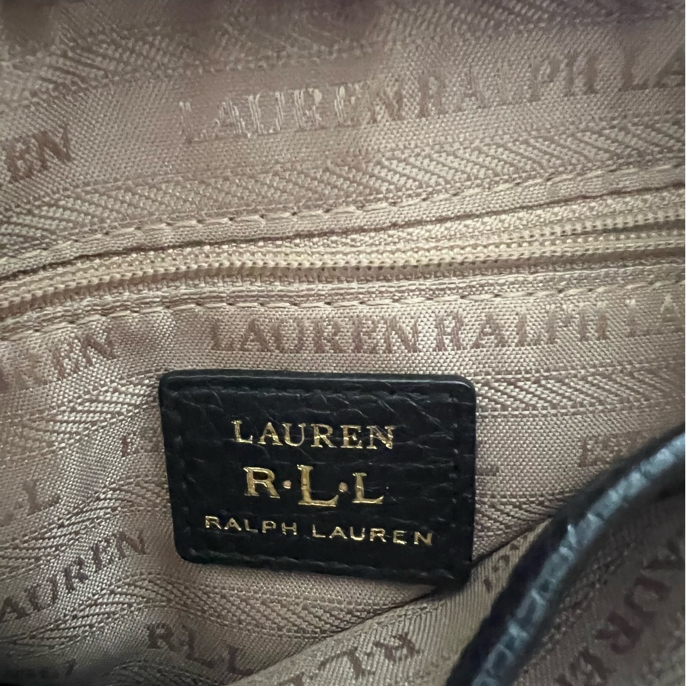 Ralph Lauren Percy Small Straw Crossbody Bag - Picture 8 of 13